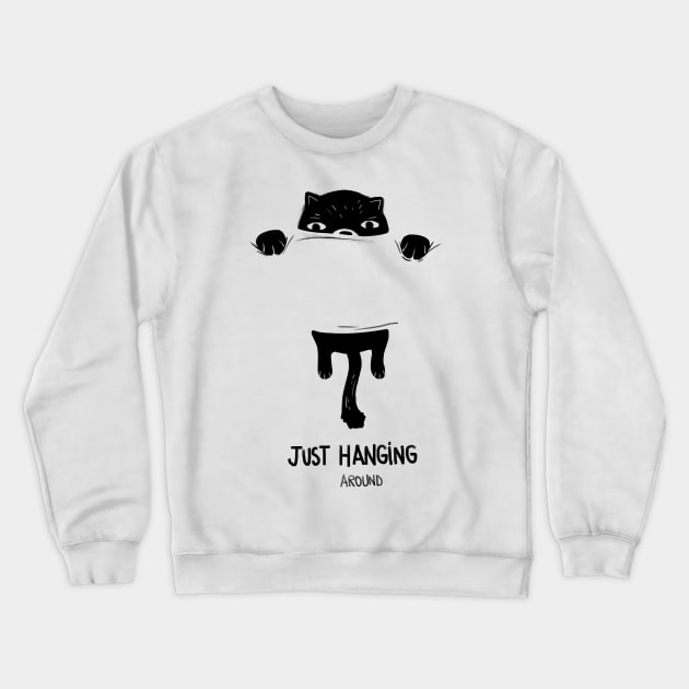 Just Hanging Around Crewneck Sweatshirt by alexgrigorasart